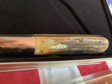 Case xx collectors club knife. 2006 Big Ole Daddy Barlow (Mdl# 5143) w/ Gnarly Stag Handles -NOS