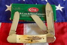 2004 Gunboat Canoe (Mdl# 5394 SS) w/ Great Burnt Stag Handles. NOS in Orig box Minty