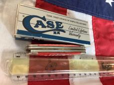 Case xx 1989 Centennial Cattle Knife (Mdl# R6345 1/2 SS) Bright Red Bone Handles -NOS