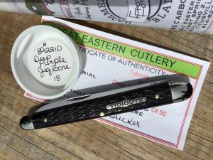 Great Eastern Cutlery 892210 Riverboat Gambler Deep Purple Jig Bone 1 of 50!