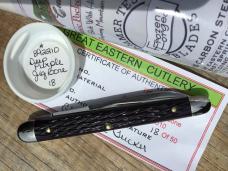 Great Eastern Cutlery 892210 Riverboat Gambler Deep Purple Jig Bone 1 of 50!