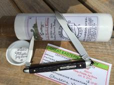 Great Eastern Cutlery 892210 Riverboat Gambler Deep Purple Jig Bone 1 of 50!