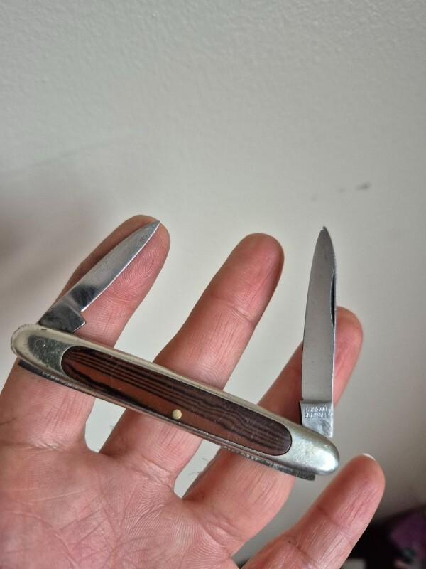3 1/4" Vintage H. DORWAL (Boker) 2-Blade Knife, Solingen 3 1/4" Vintage H. DORWAL (Boker) 2-Blade Knife, Solingen
