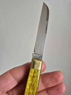 3 5/8" Custom Made Doctor's Knife, Nice Cellulose Acetate Handles