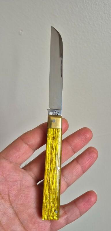 3 5/8" Custom Made Doctor's Knife, Nice Cellulose Acetate Handles 3 5/8" Custom Made Doctor's Knife, Nice Cellulose Acetate Handles