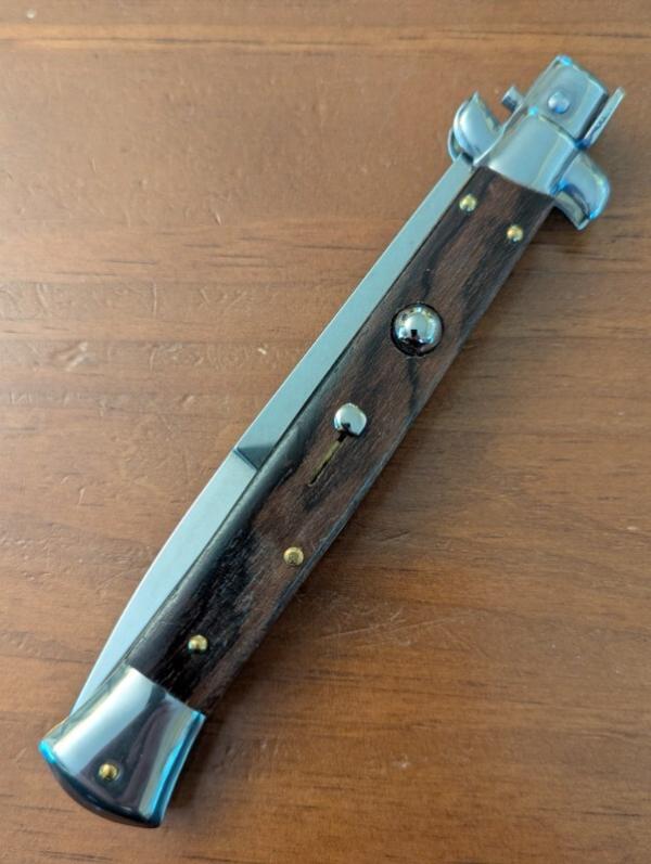 NEW Frank Beltrame Stiletto 28cm - 11” Ziricote Wood Bayonet Blade NEW Frank Beltrame Stiletto 28cm - 11” Ziricote Wood Bayonet Blade