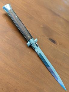 NEW Frank Beltrame Stiletto 28cm - 11” Ziricote Wood Bayonet Blade
