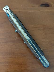 NEW Frank Beltrame Stiletto 28cm - 11” Ziricote Wood Bayonet Blade