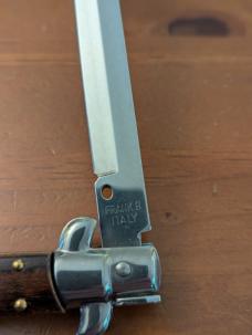 NEW Frank Beltrame Stiletto 28cm - 11” Ziricote Wood Bayonet Blade