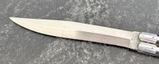 Vintage Large Filipino Handmade (FHM) Balisong Butterfly Knife, Used 