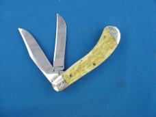 Case XX Tony Bose 62110 Saddlehorn Antique Bone 2008 Engraved Bolsters