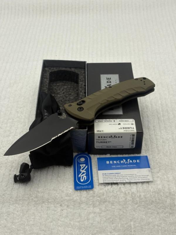 Benchmade 980SBK Turret Manual Opening New In Box Discontinued Benchmade 980SBK Turret Manual Opening New In Box Discontinued