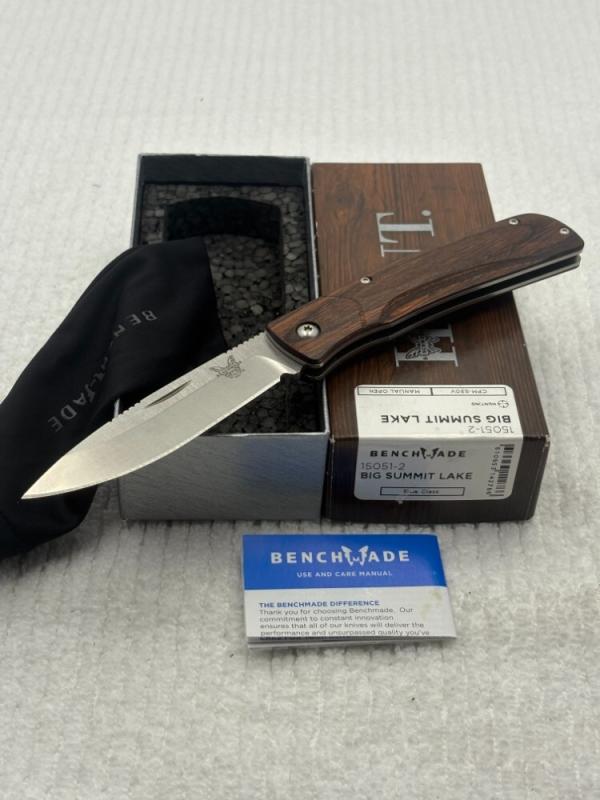 Benchmade 15051-2 Big Summit Lake Manual Opening Lockback Hunting Knife Benchmade 15051-2 Big Summit Lake Manual Opening Lockback Hunting Knife
