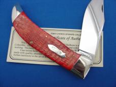 Case Classic 61072 Red Bone Handle Clasp Knife 