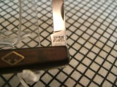 IMPERIAL IRELAND VINTAGE PRE 2004 DOUBLE DIAMOND EDGE STAINLESS STEEL BLADES FOLDING POCKET KNIFE 