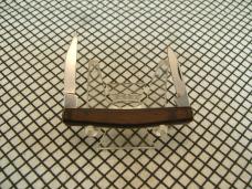 IMPERIAL IRELAND VINTAGE PRE 2004 DOUBLE DIAMOND EDGE STAINLESS STEEL BLADES FOLDING POCKET KNIFE 
