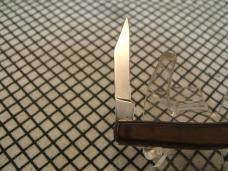 IMPERIAL IRELAND VINTAGE PRE 2004 DOUBLE DIAMOND EDGE STAINLESS STEEL BLADES FOLDING POCKET KNIFE 