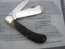 Case Classic 62100 Green Bone Saddlehorn Knife 1 of 500