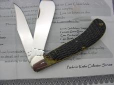 Case Classic 62100 Green Bone Saddlehorn Knife 1 of 500