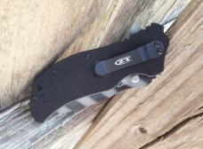 Zero Tolerance 0350TS A/O Folding Knife Black G-10 Tiger Stripe S30V Blade - New