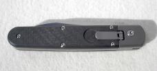 AGA BARON ELITE L/E TITANIUM CARBON FIBER SCALES SATIN DROP POINT LIMITED EDITION # 15 OF 100 PIECES
