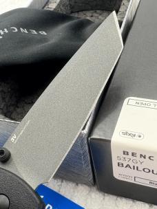 Benchmade 537GY Bailout Manual Opening New In Box
