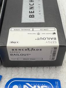 Benchmade 537GY Bailout Manual Opening New In Box