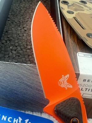 Benchmade 15200ORG Altitude Lightweight Hunting Knife Fixed Blade