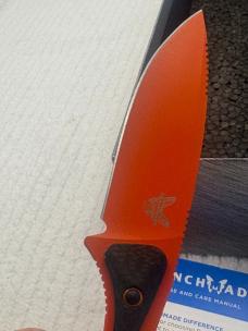Benchmade 15200ORG Altitude Lightweight Hunting Knife Fixed Blade