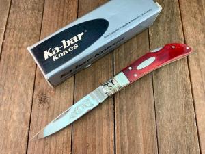 Ka-Bar Dolphin Smooth Red Bone 1989