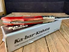 Ka-Bar Dolphin Smooth Red Bone 1989