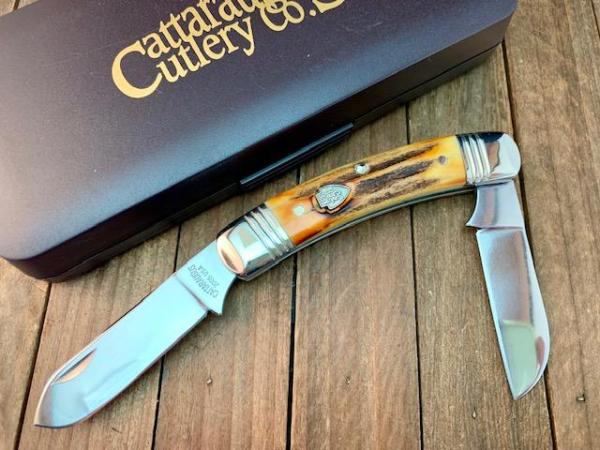 Cattaraugus Cutlery by Canal Street Cutlery For the 35th Anniversary of the KCC Whittler Sambar Stag