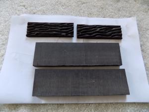 Paie of knife handles Bone & Ebony