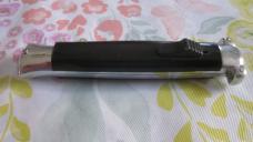 Vintage 21cm Italian Etched OTF DA metal button automatic