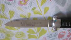 Vintage 21cm Italian Etched OTF DA metal button automatic