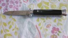 Vintage 21cm Italian Etched OTF DA metal button automatic