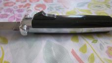 Vintage 21cm Italian Etched OTF DA metal button automatic