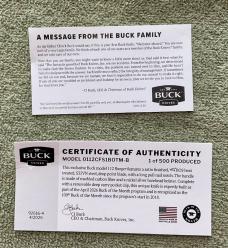 Buck 112 Ranger Knife Buck Of The Month April 2026 0112CFS1BOTM-B MIB