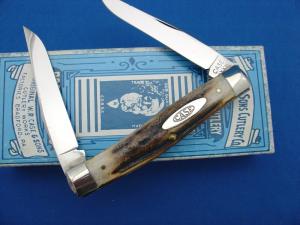 Case Classic 520093 Stag Handle Muskrat Knife 1 of 250