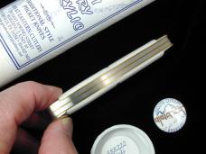 Great Eastern Cutlery GEC Yeti Ivory Acrylic Bayou Trapper Knife 1 of 488 NIT Made in USA 888222