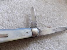 Rare Vintage Henry Barnascone & Son/Sheffield Humpback pearl knife. 1826-1894