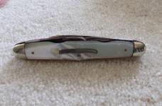 Rare Vintage Henry Barnascone & Son/Sheffield Humpback pearl knife. 1826-1894