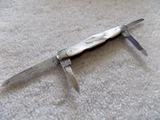 Rare Vintage Henry Barnascone & Son/Sheffield Humpback pearl knife. 1826-1894