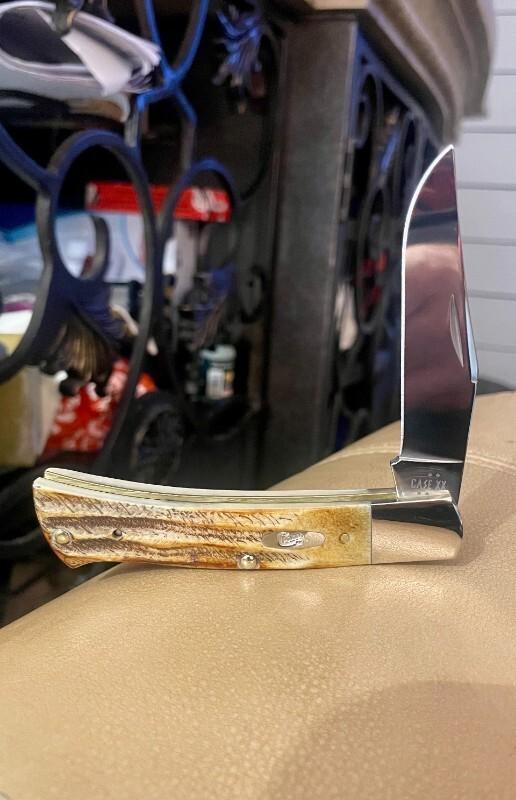 Case XX 6.5 Bone Stag Axe Handle