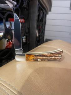 Case XX 6.5 Bone Stag Axe Handle