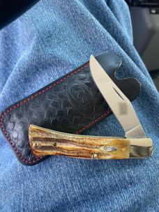 Case XX 6.5 Bone Stag Axe Handle