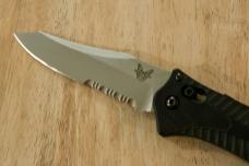 Benchmade Rift Knife Black G-10 (3.67" Satin Serr) 9555S - Discontinued