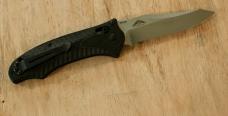 Benchmade Rift Knife Black G-10 (3.67" Satin Serr) 9555S - Discontinued
