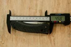 Benchmade Rift Knife Black G-10 (3.67" Satin Serr) 9555S - Discontinued