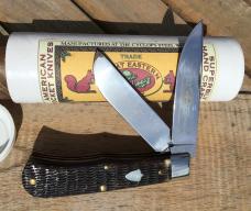 Great Eastern Cutlery 2006 Pattern #73 Sheffield Tobacco Bone Gorgeous!
